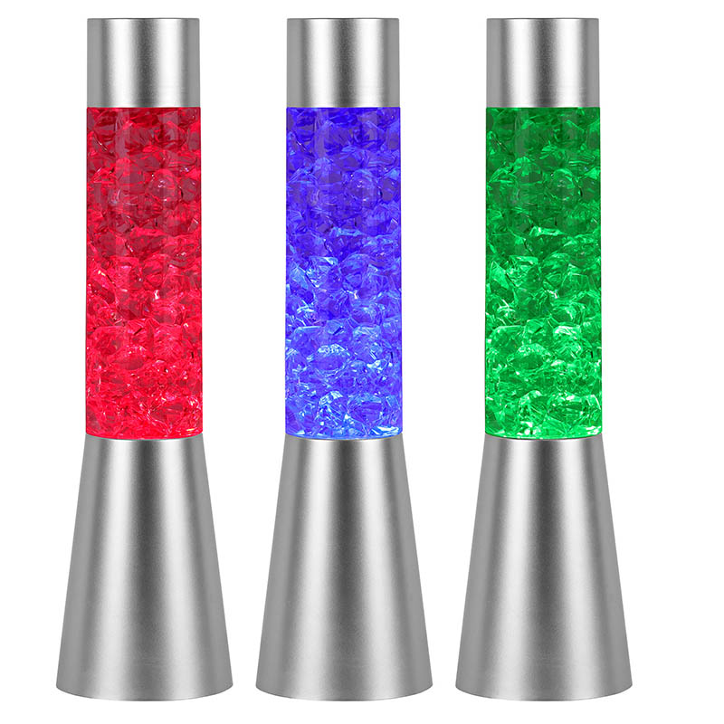 రంగు మారుతున్న లిక్విడ్ గ్లిట్టర్ నైట్ లైట్ విత్ ఐస్ లైక్ షేప్