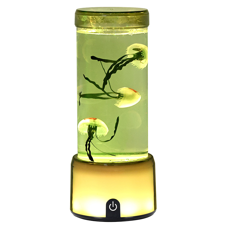 RGB LED బ్లాక్ జెల్లీ ఫిష్ లాంప్